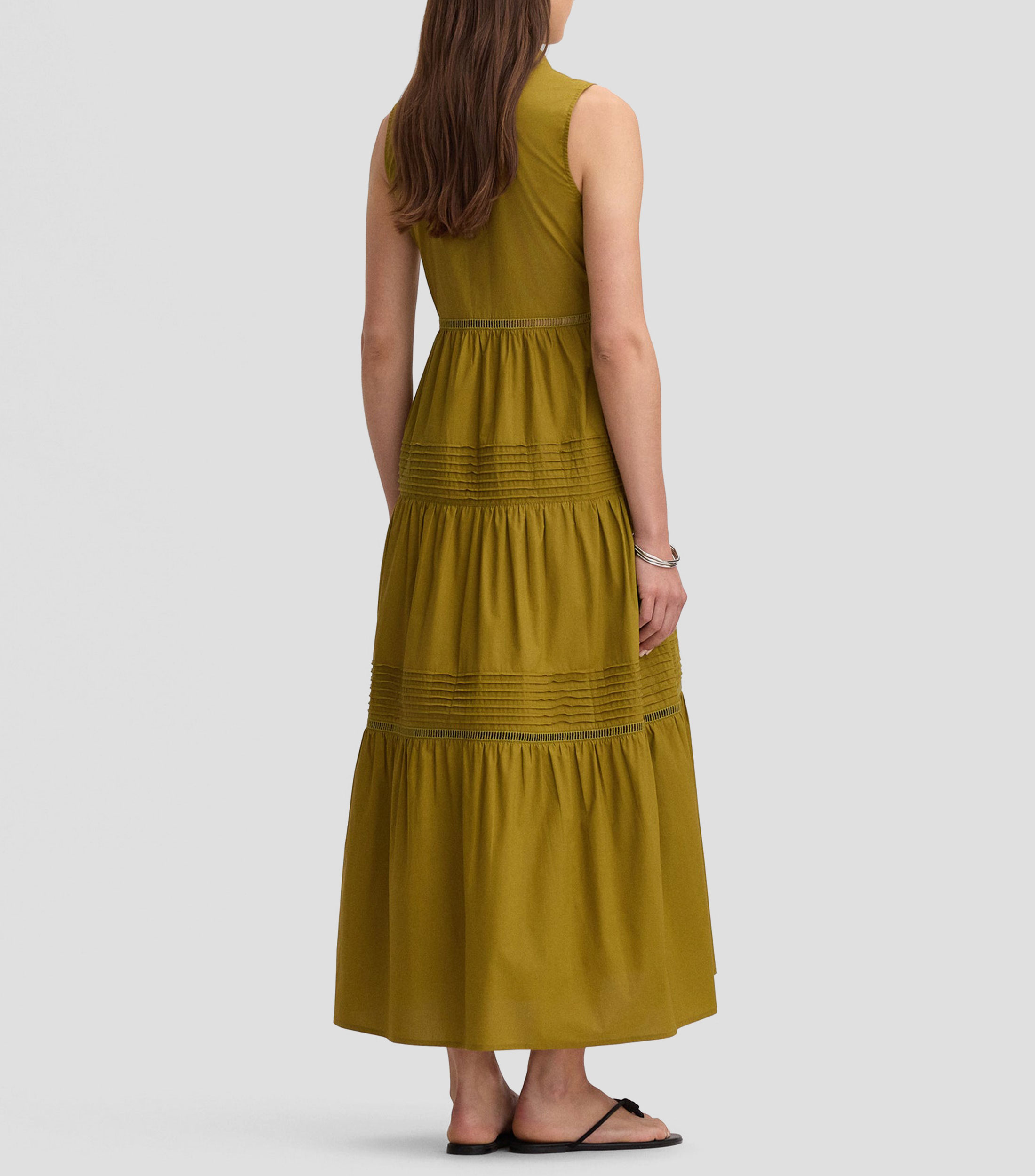 Vestido midi fantasía Mujer